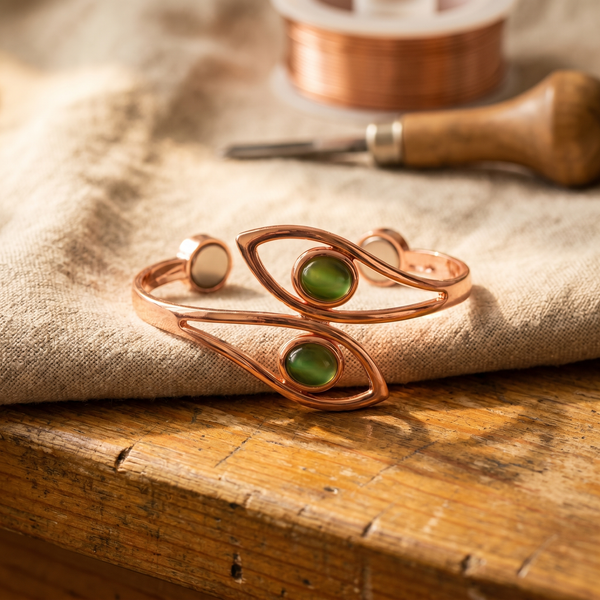 Hazel's Opal Copper Bracelet