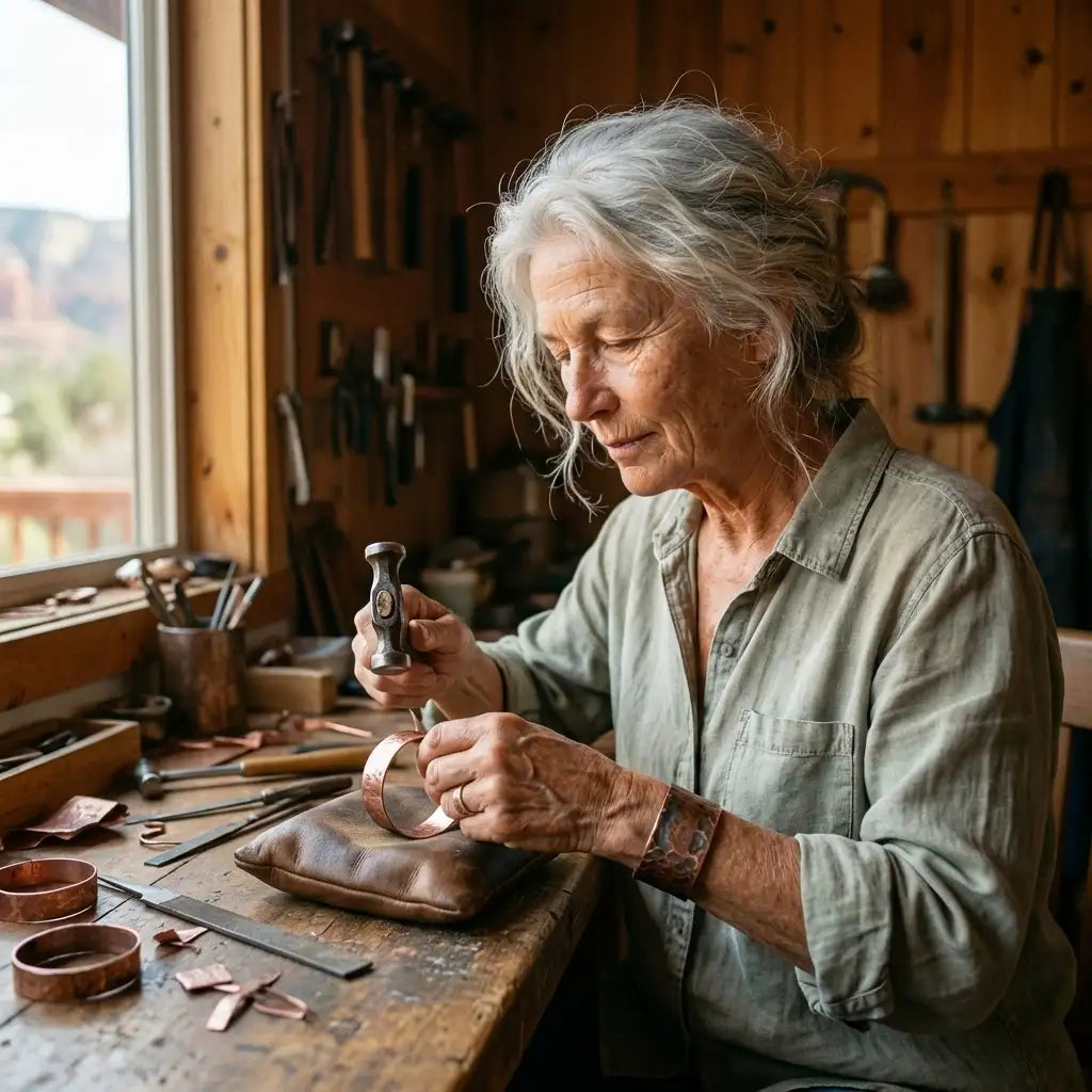 Hazel's Forge Copper Bracelet