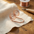 Emily's Flow Copper Hand Spiral