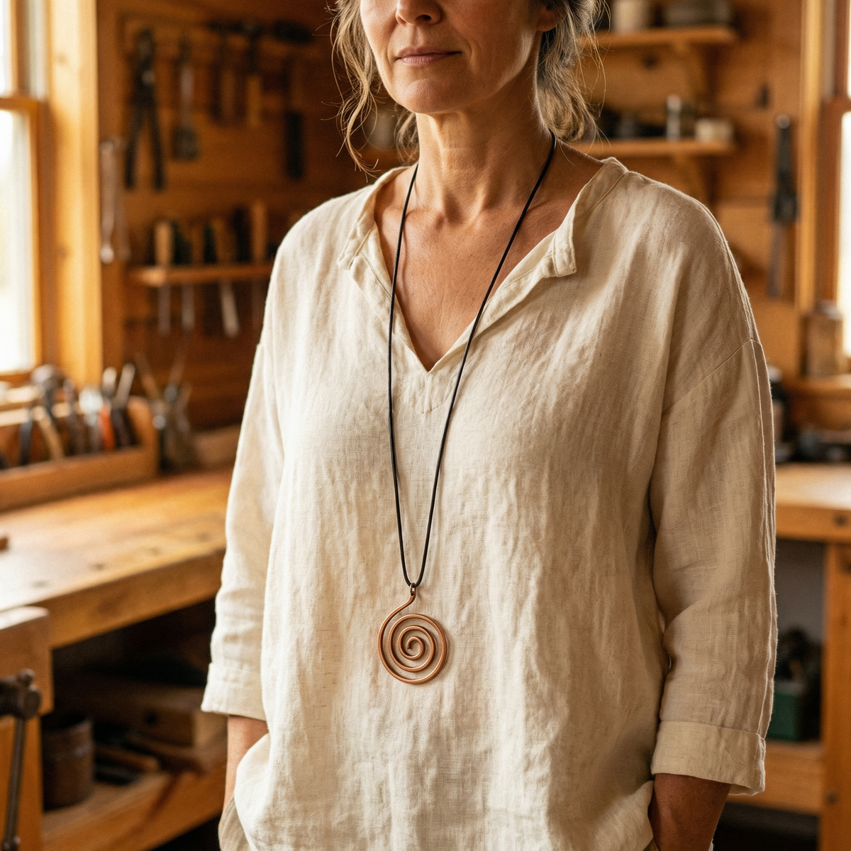 Hazel's Mesa Copper Necklace