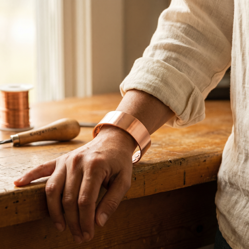 Hazel's Anvil Copper Bracelet