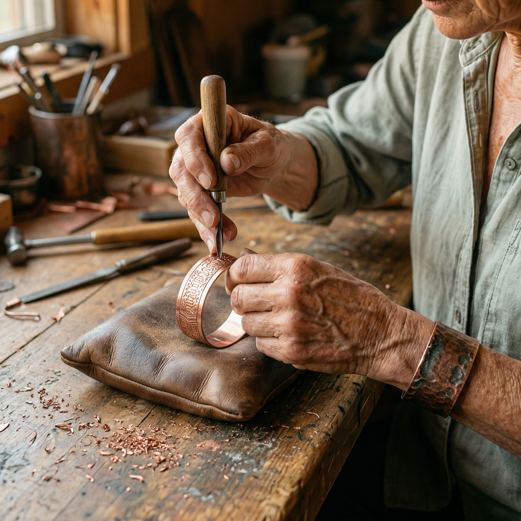 Emily's Drift Copper Bracelet