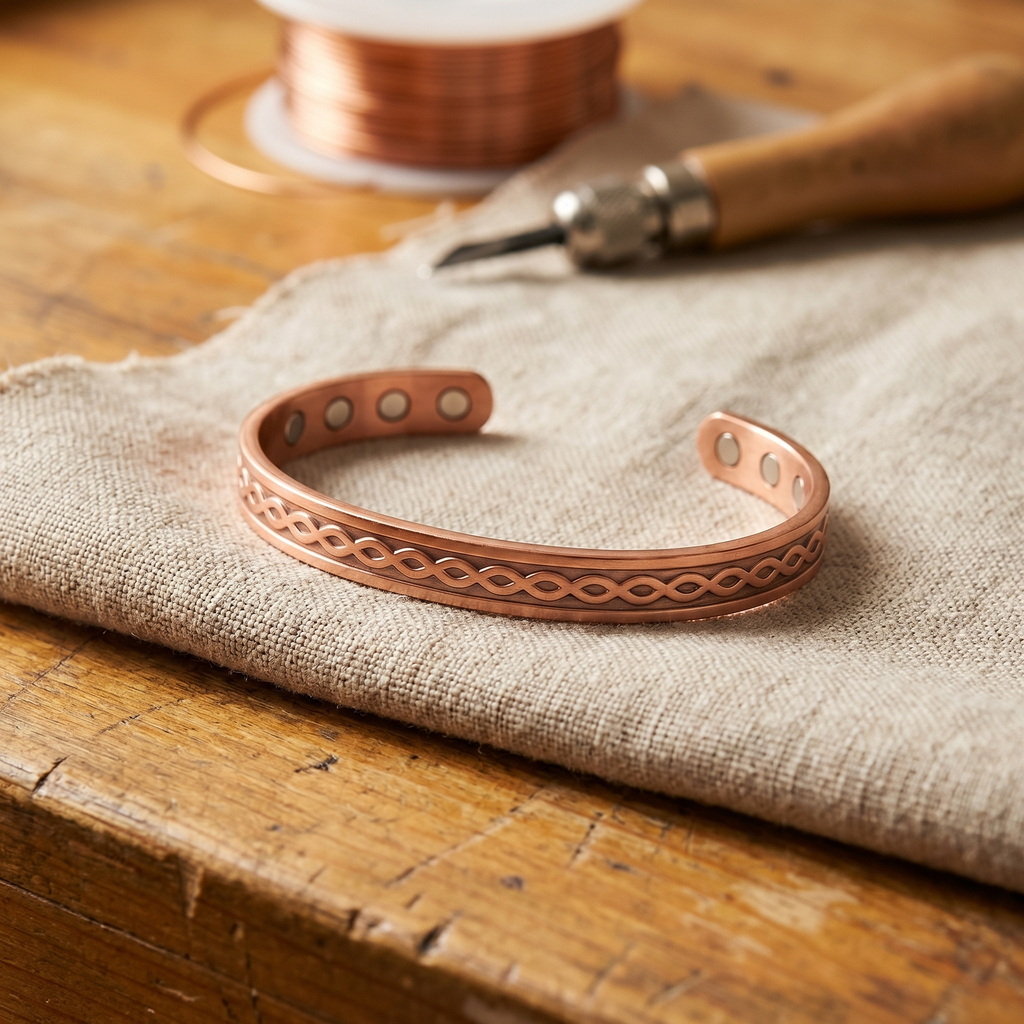 Emily's Current Copper Bracelet