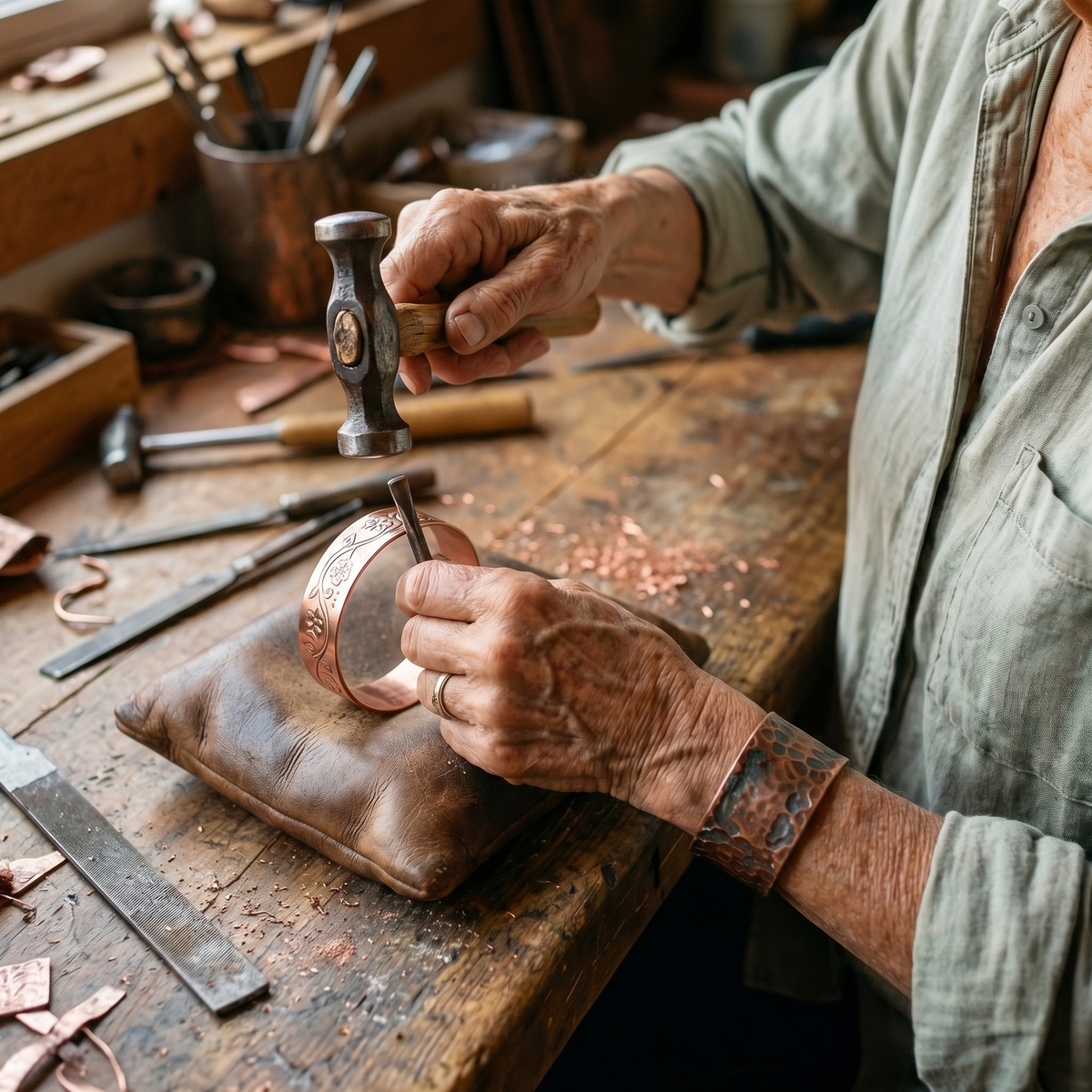 Hazel's Knell Copper Bracelet
