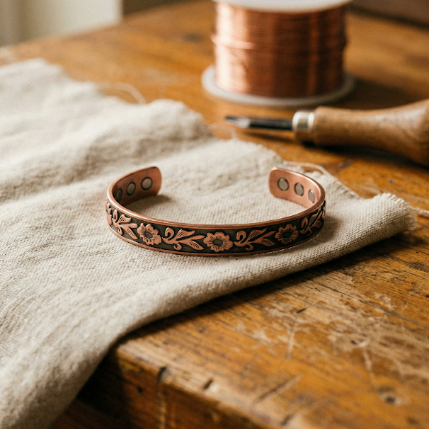 Hazel's Vine Copper Bracelet