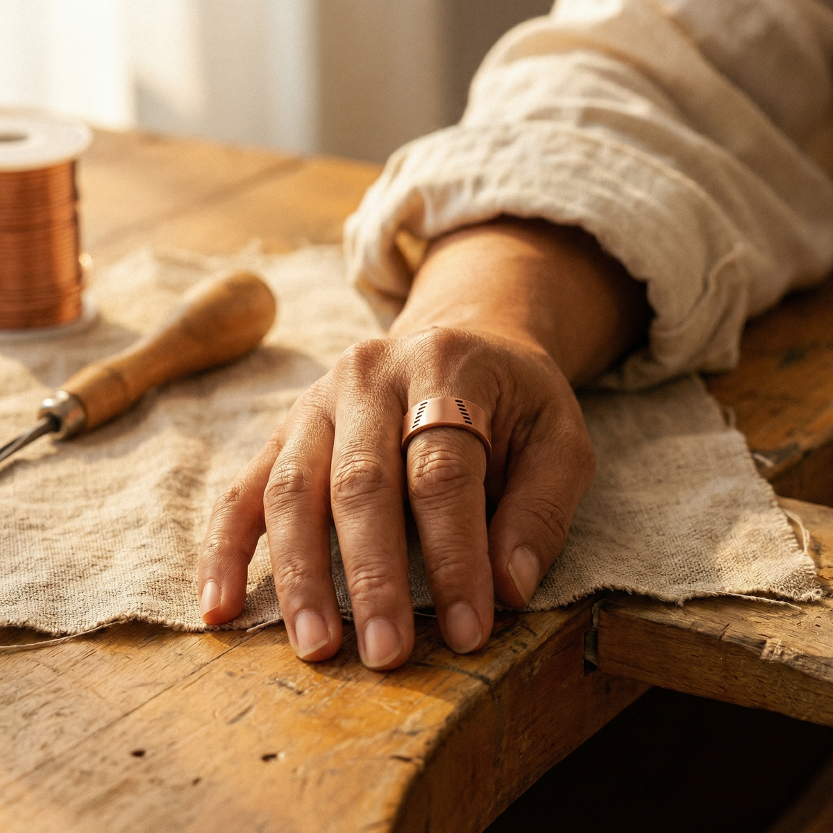Hazel's Hearth Copper Ring