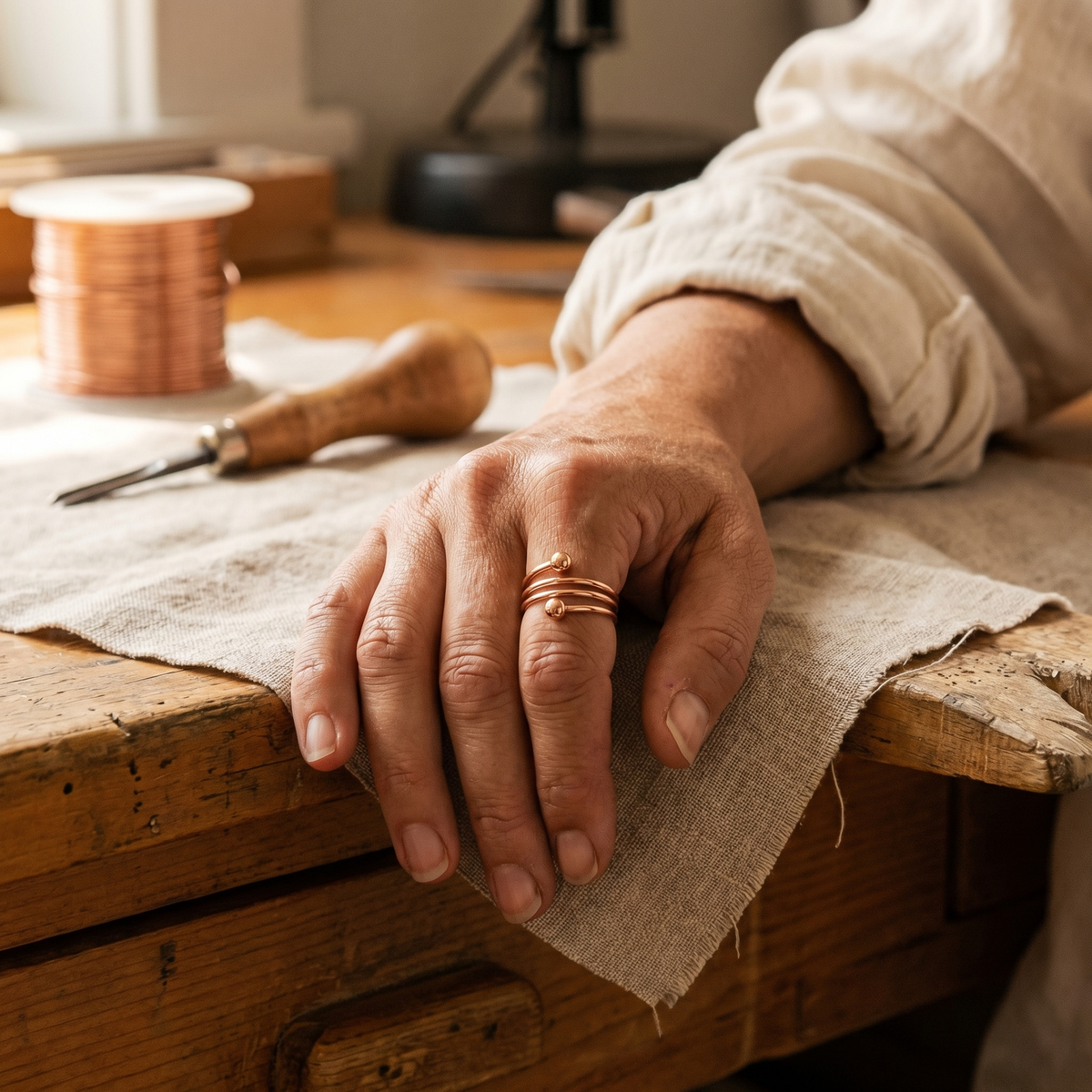 Hazel's Silt Copper Ring