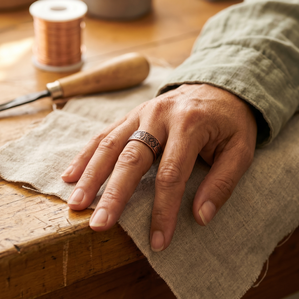 Hazel's Bole Copper Ring