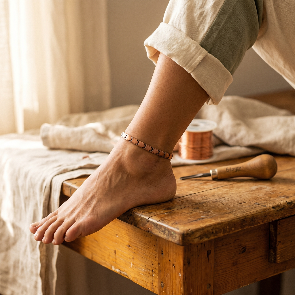 Emily's Shore Copper Anklet