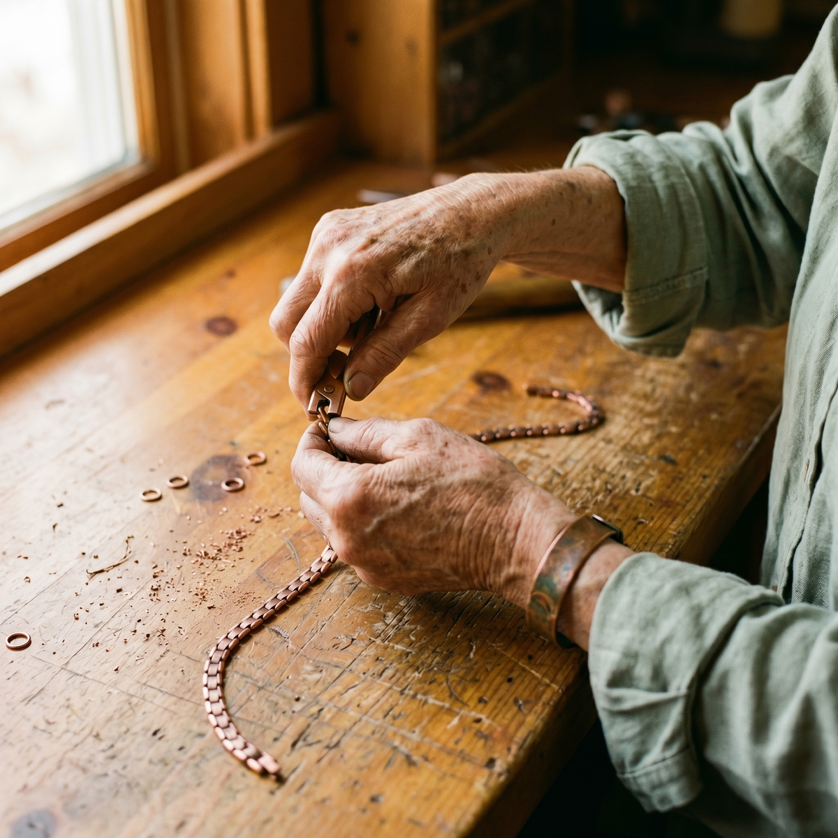 Hazel's Haze Copper Necklace