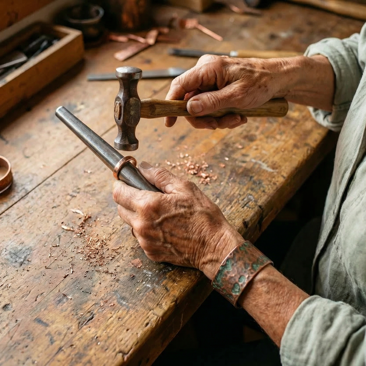 Hazel's Tine Copper Ring