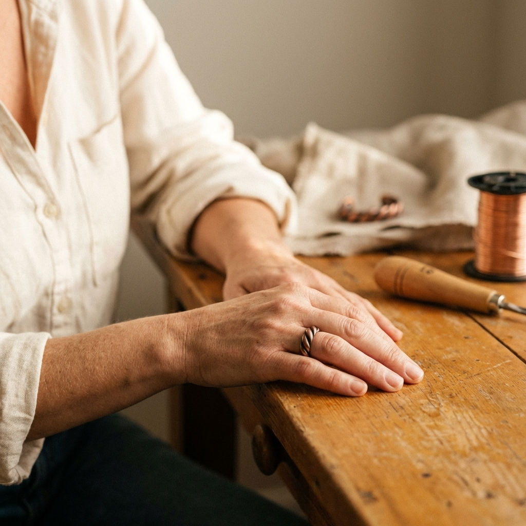 Hazel's Tine Copper Ring