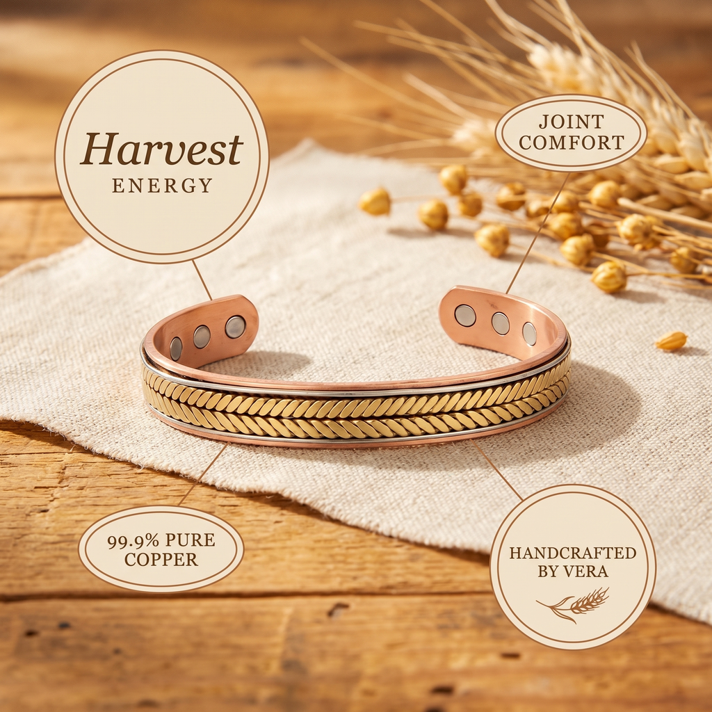 Hazel's Harvest Copper Bracelet