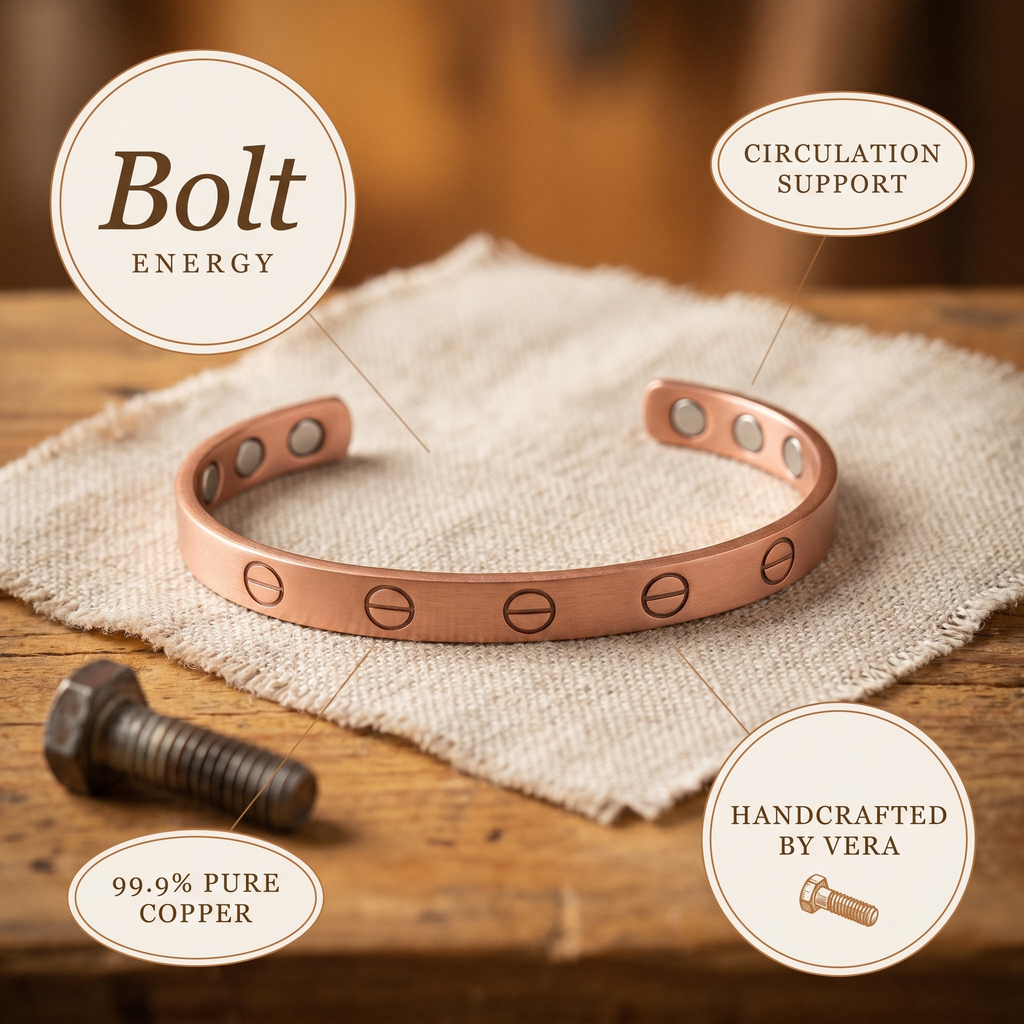Hazel's Bolt Copper Bracelet