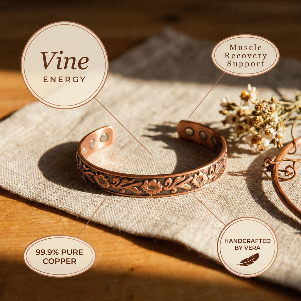 Hazel's Vine Copper Bracelet