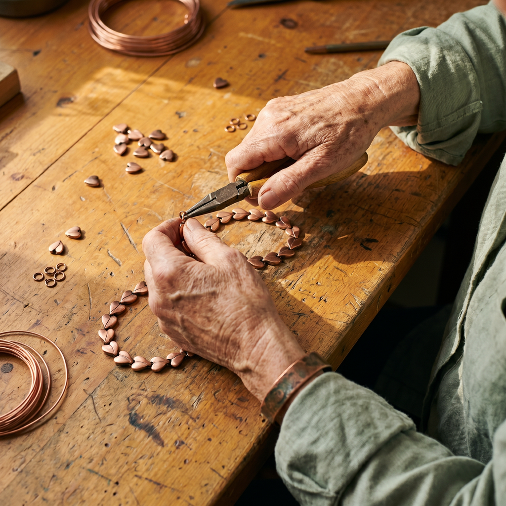 Hazel's Briar Copper Necklace