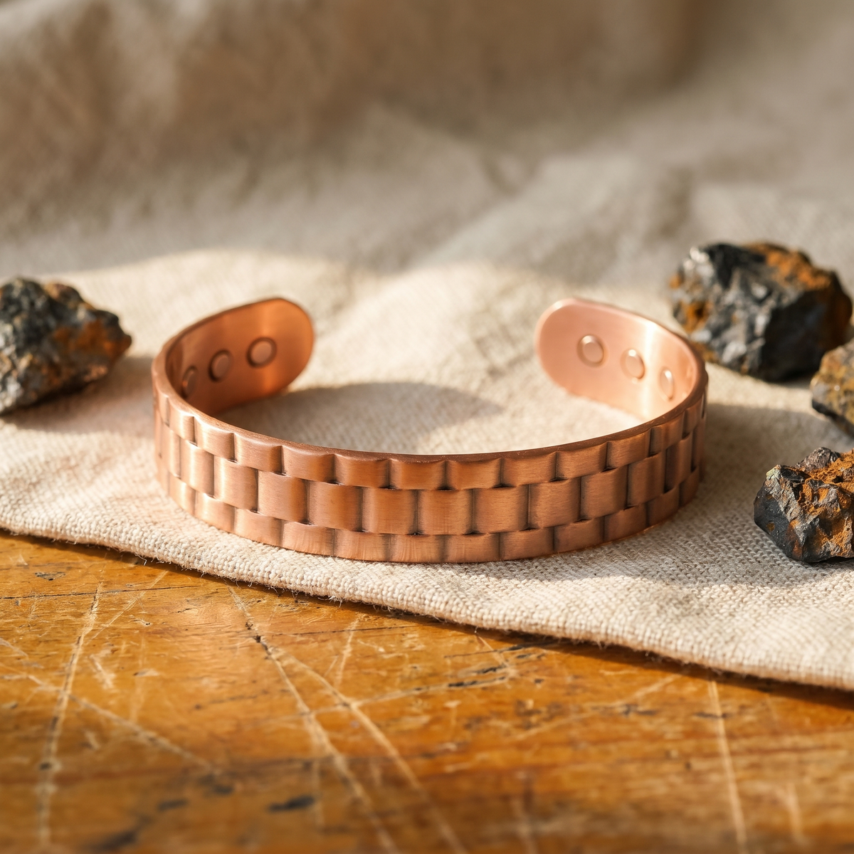 Hazel's Ore Men's Copper Bracelet