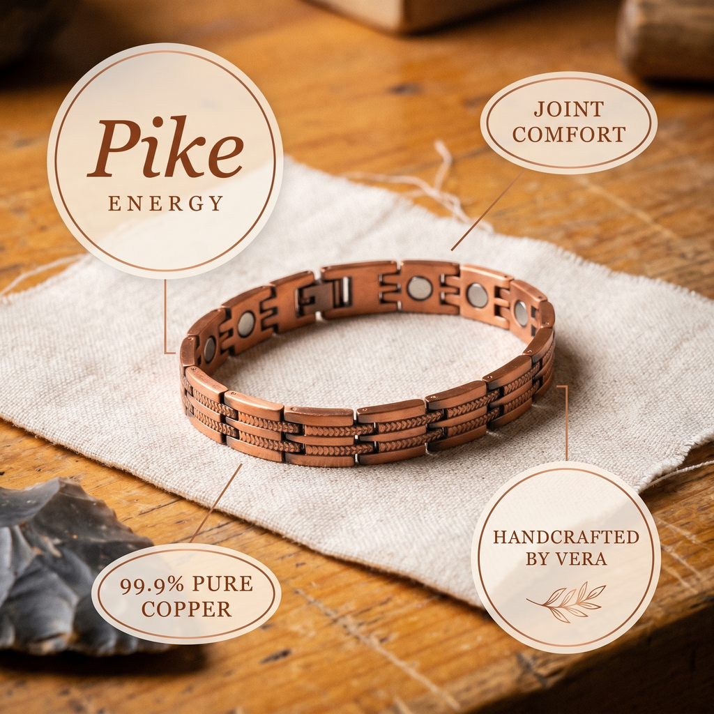 Emily's Pike Men's Copper Bracelet