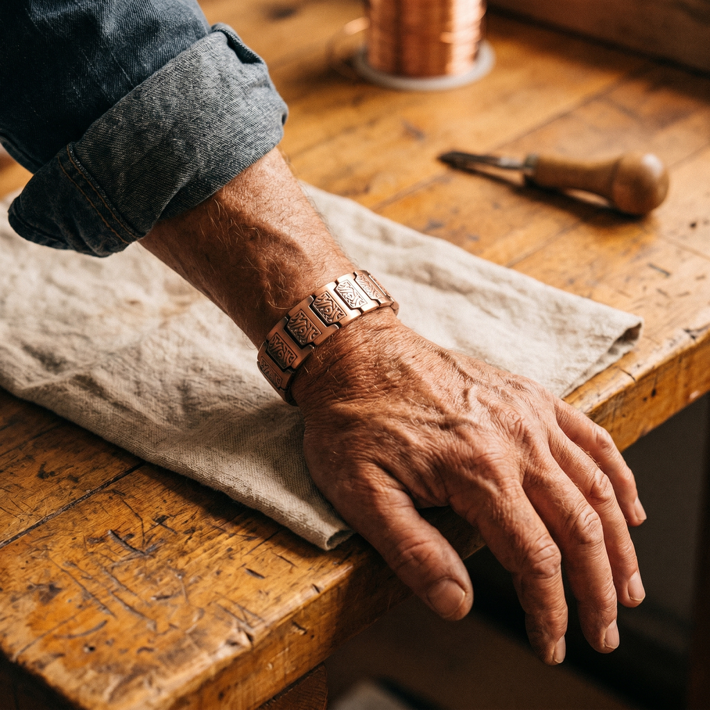 Hazel's Glen Men's Copper Bracelet