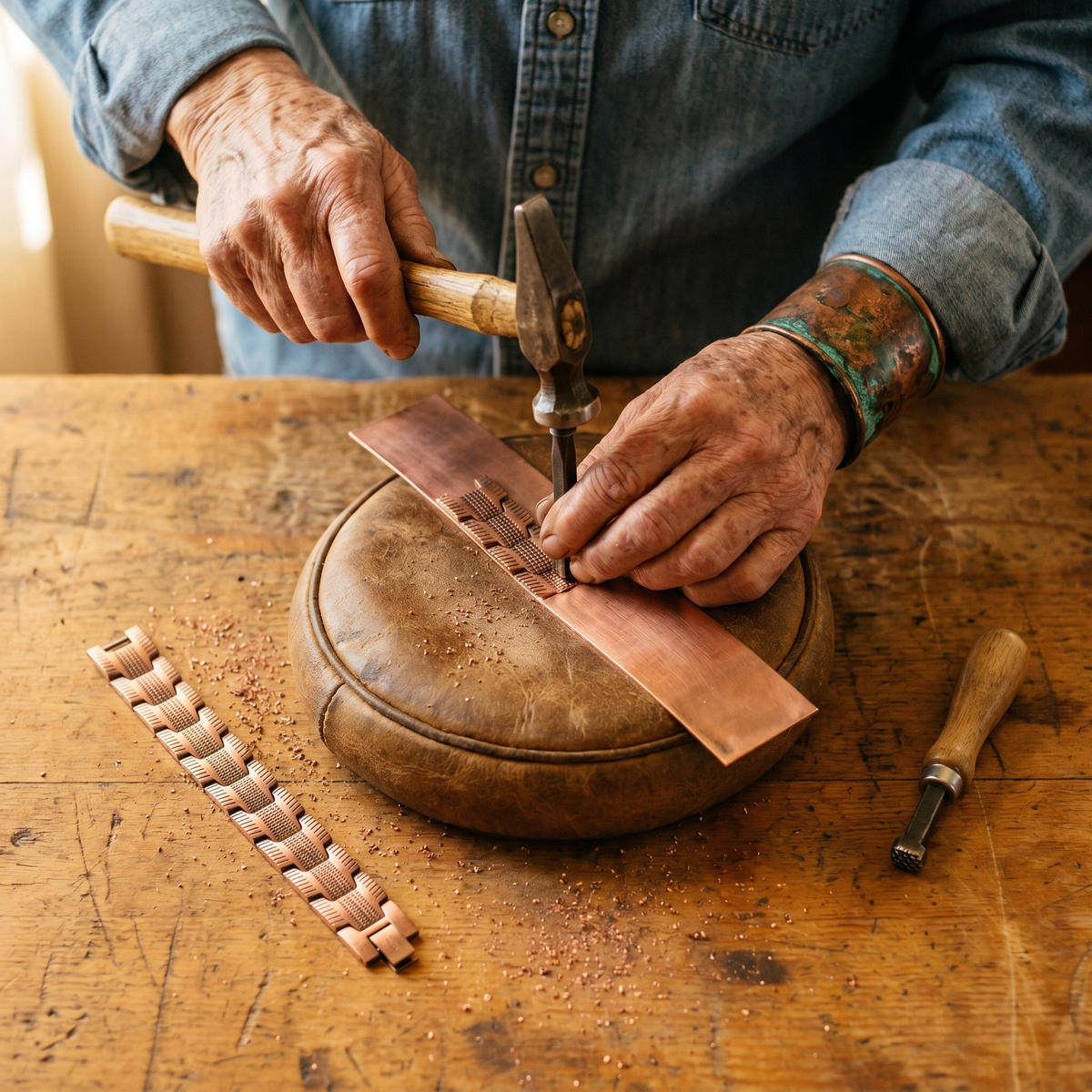 Hazel's Crag Copper Bracelet