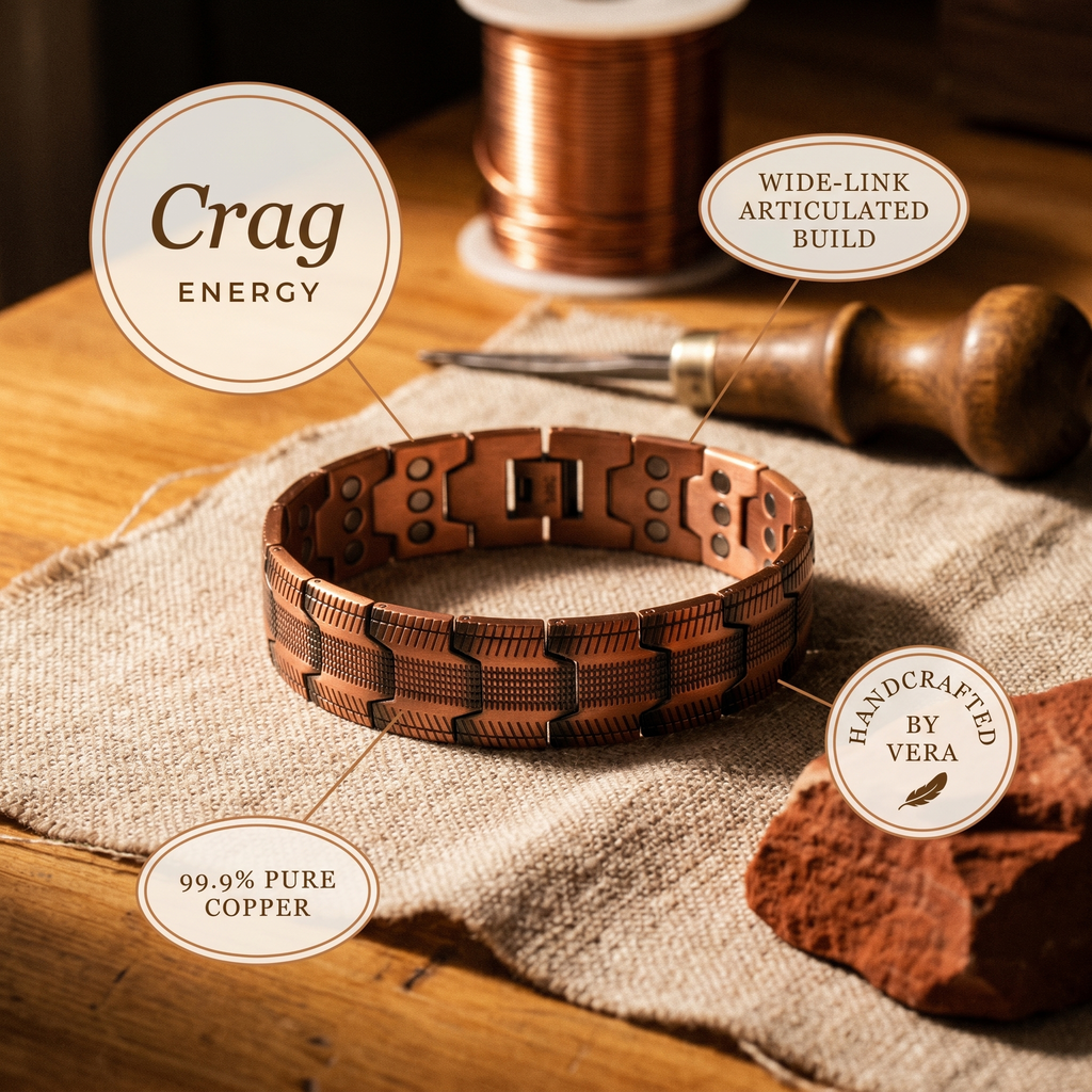Hazel's Crag Copper Bracelet