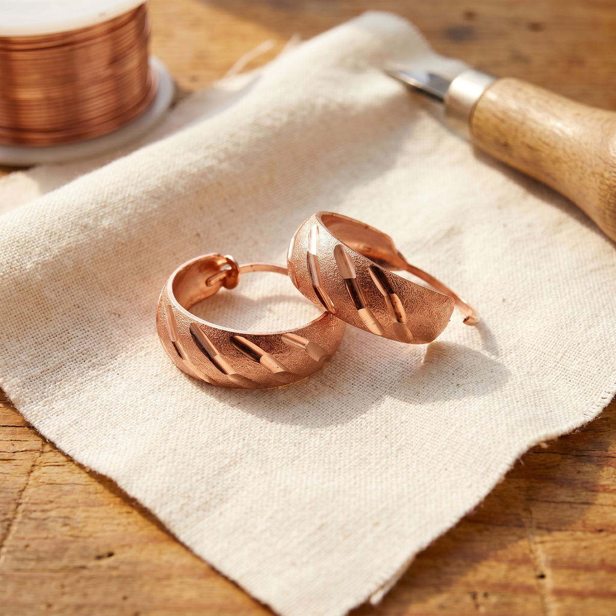 Hazel's Vale Copper Earrings