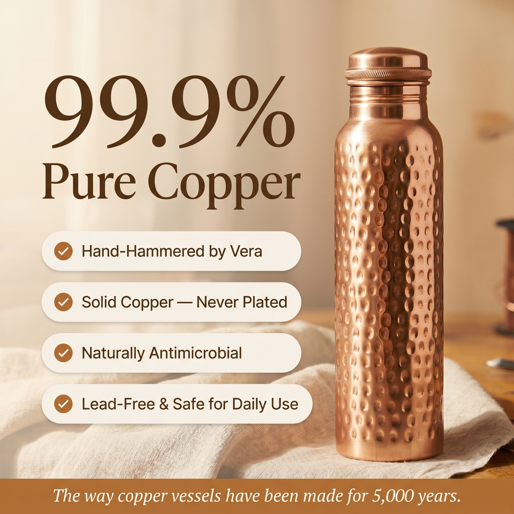 Hazel's Pure Copper Water Bottle