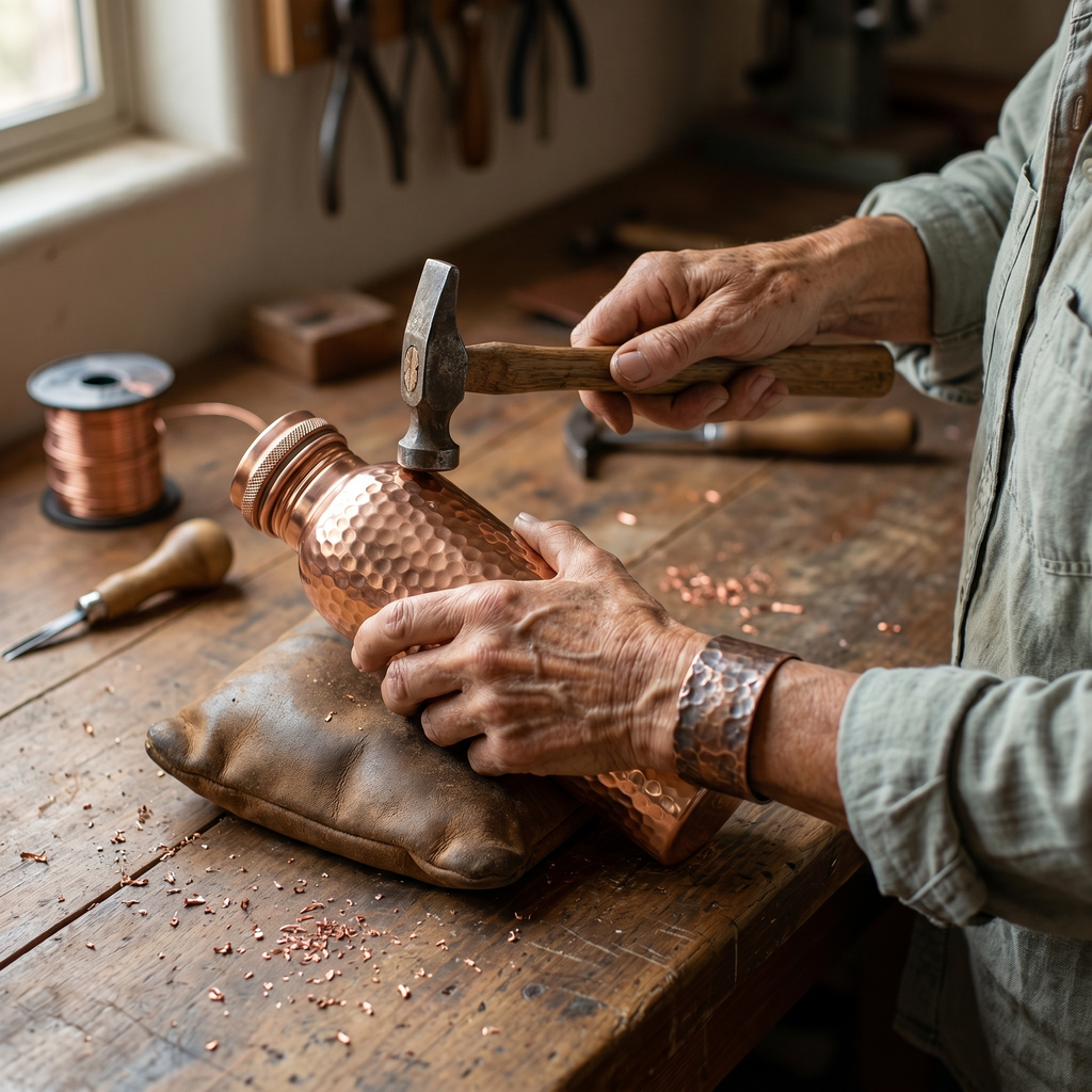 Hazel's Pure Copper Water Bottle