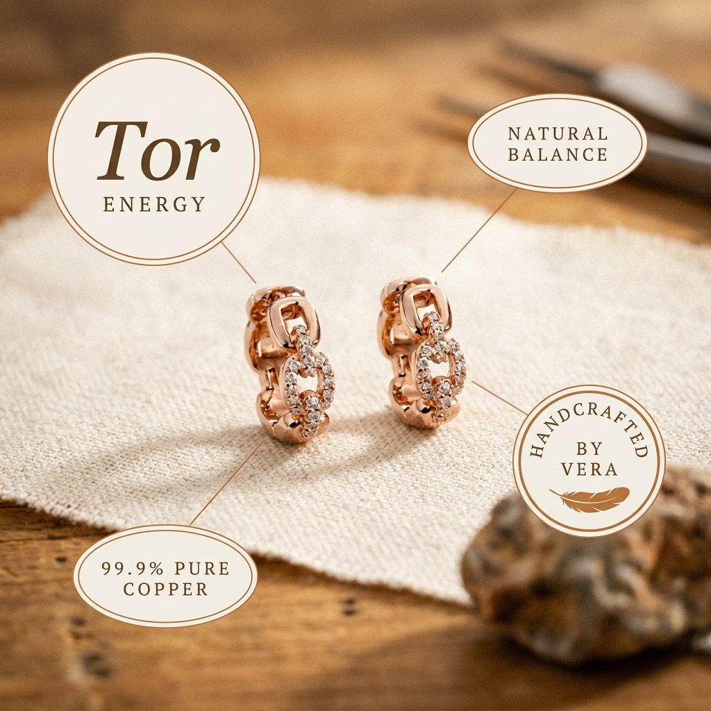 Hazel's Tor Copper Earrings