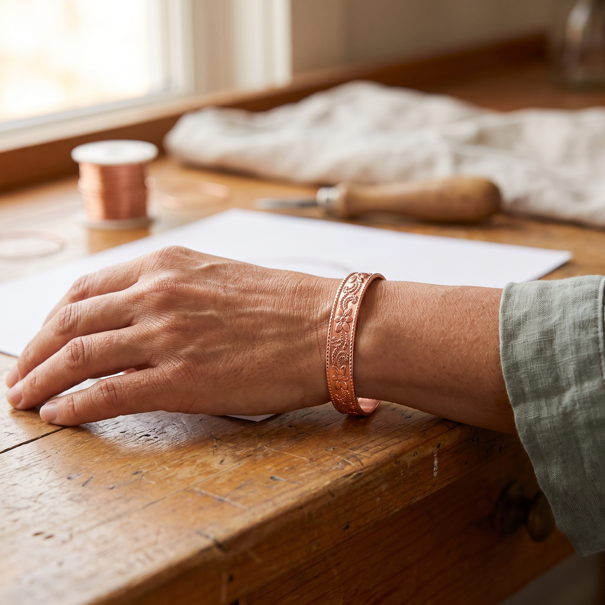 Hazel's Moor Copper Bracelet