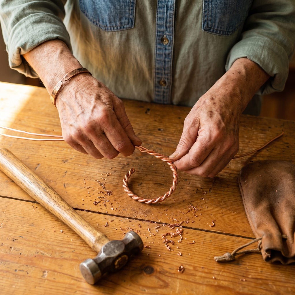 Hazel's Tensor Copper Bracelet