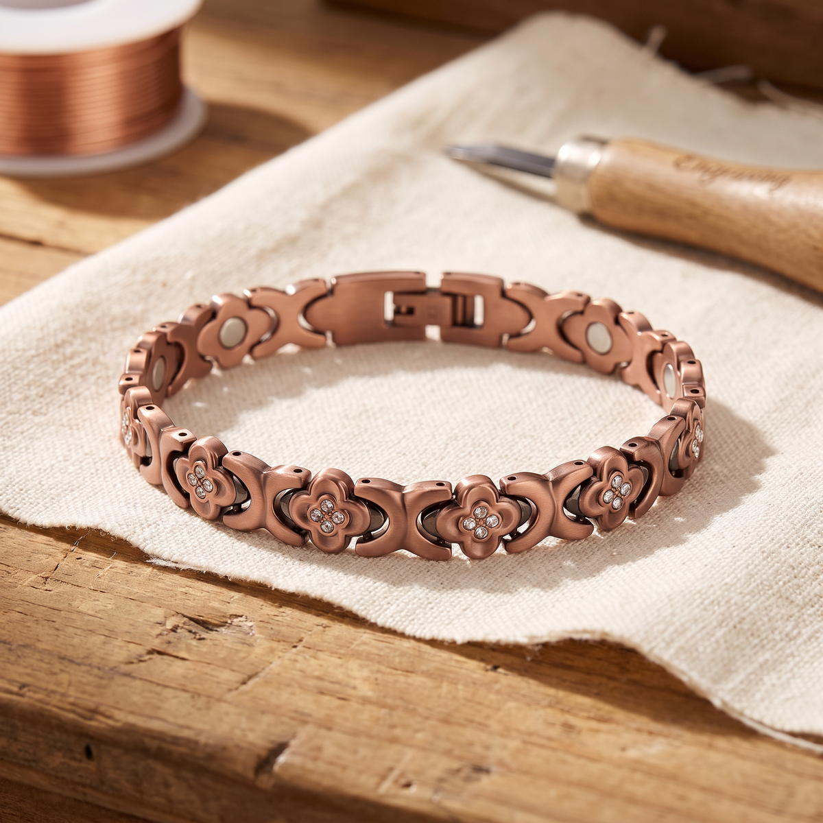 Hazel's Keel Copper Bracelet