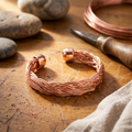 Hazel's Elm Copper Cuff Bracelet
