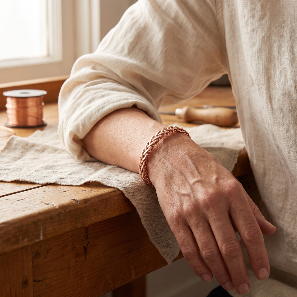Hazel's Bramble Copper Bracelet