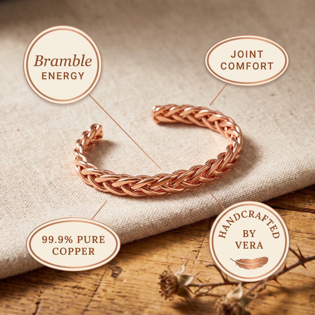 Hazel's Bramble Copper Bracelet