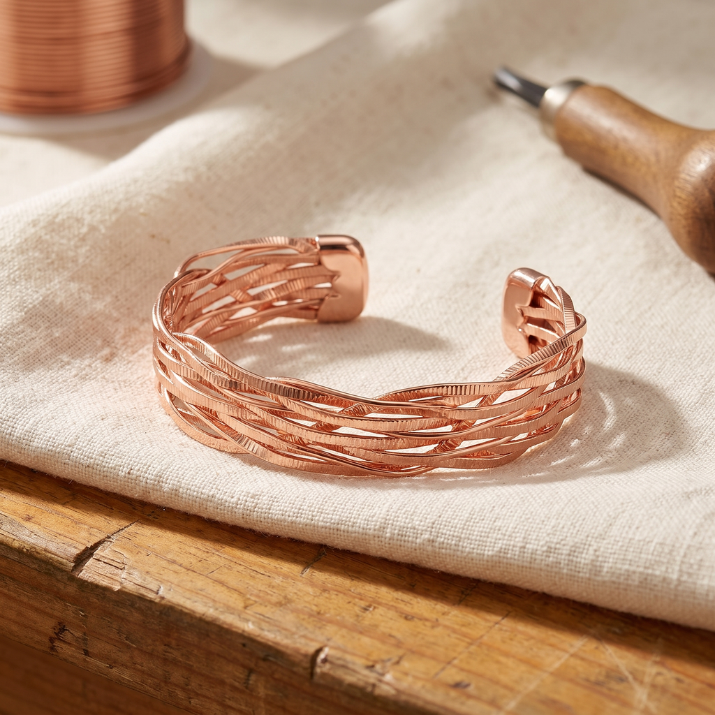 Emily's Wisp Copper Bracelet