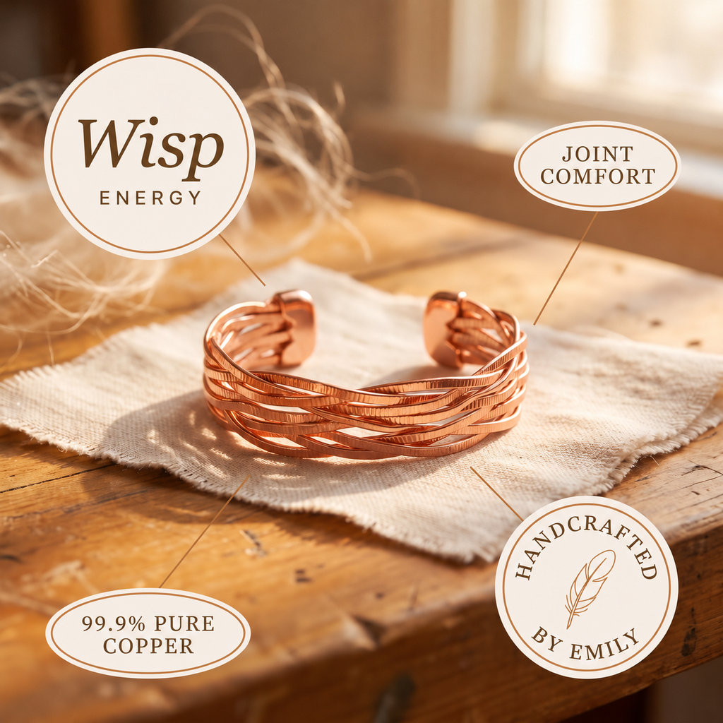 Emily's Wisp Copper Bracelet