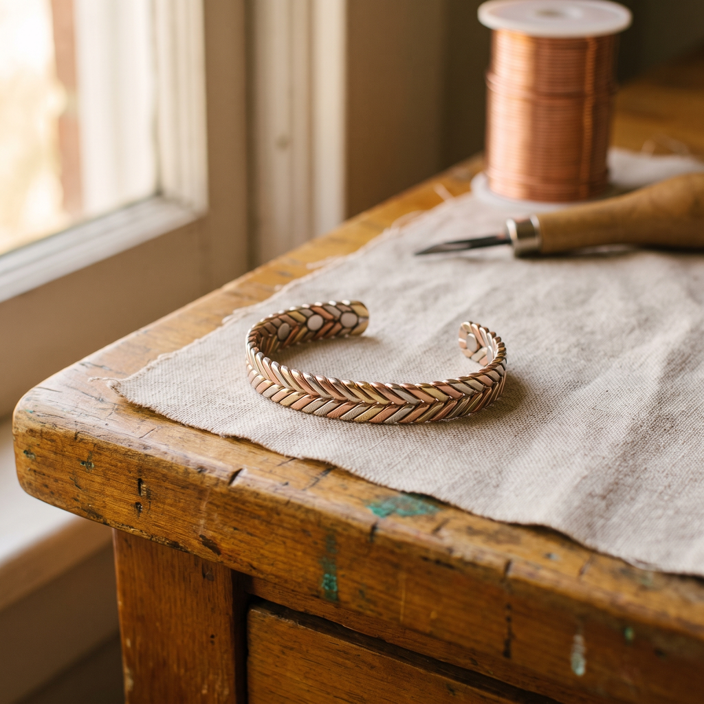 Hazel's Copse Copper Bracelet