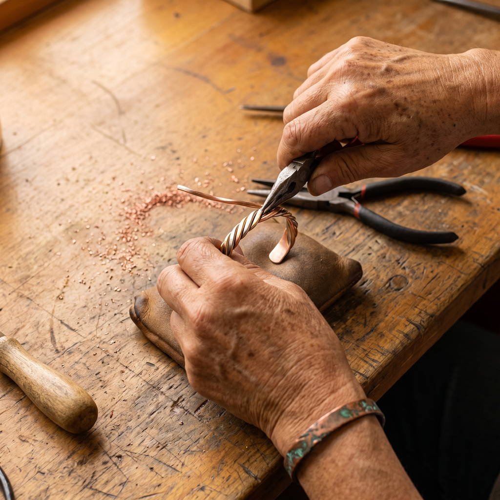 Hazel's Bog Copper Bracelet