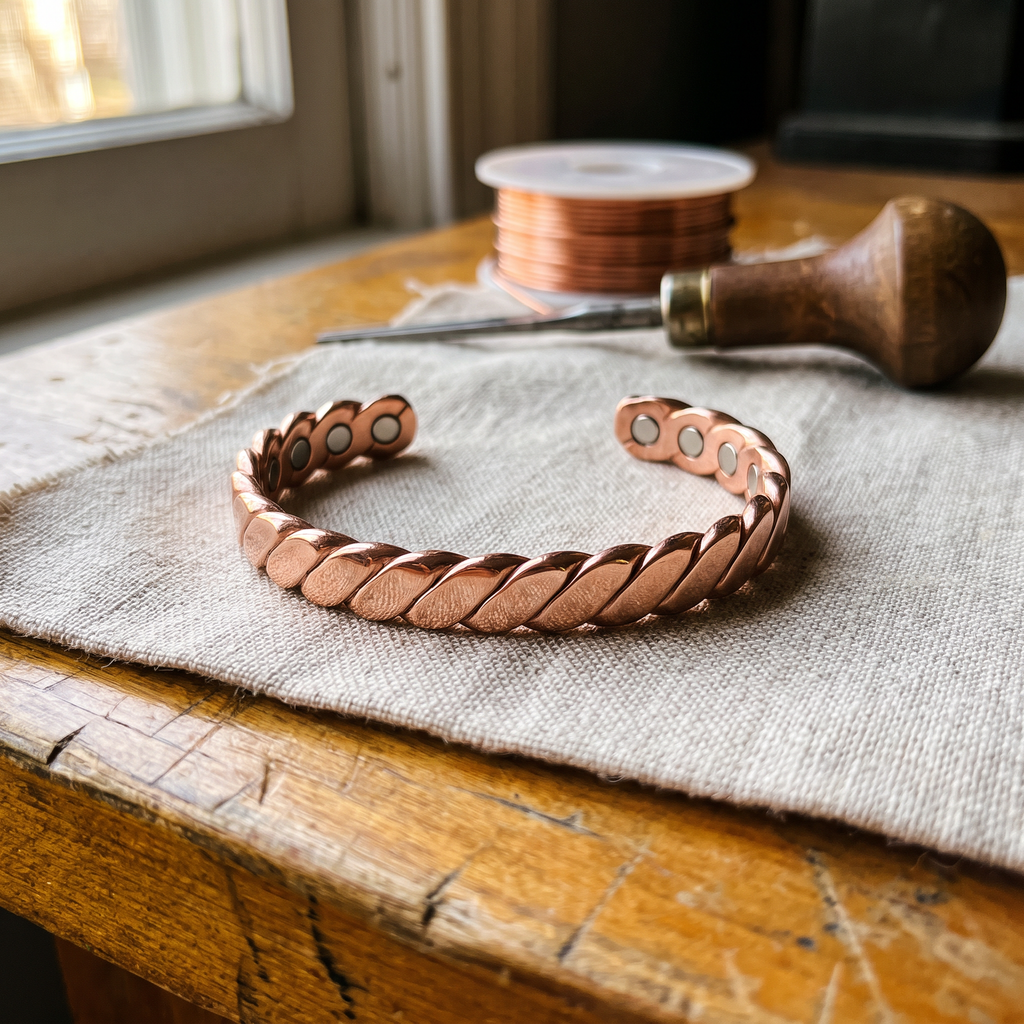 Hazel's Bough Copper Bracelet