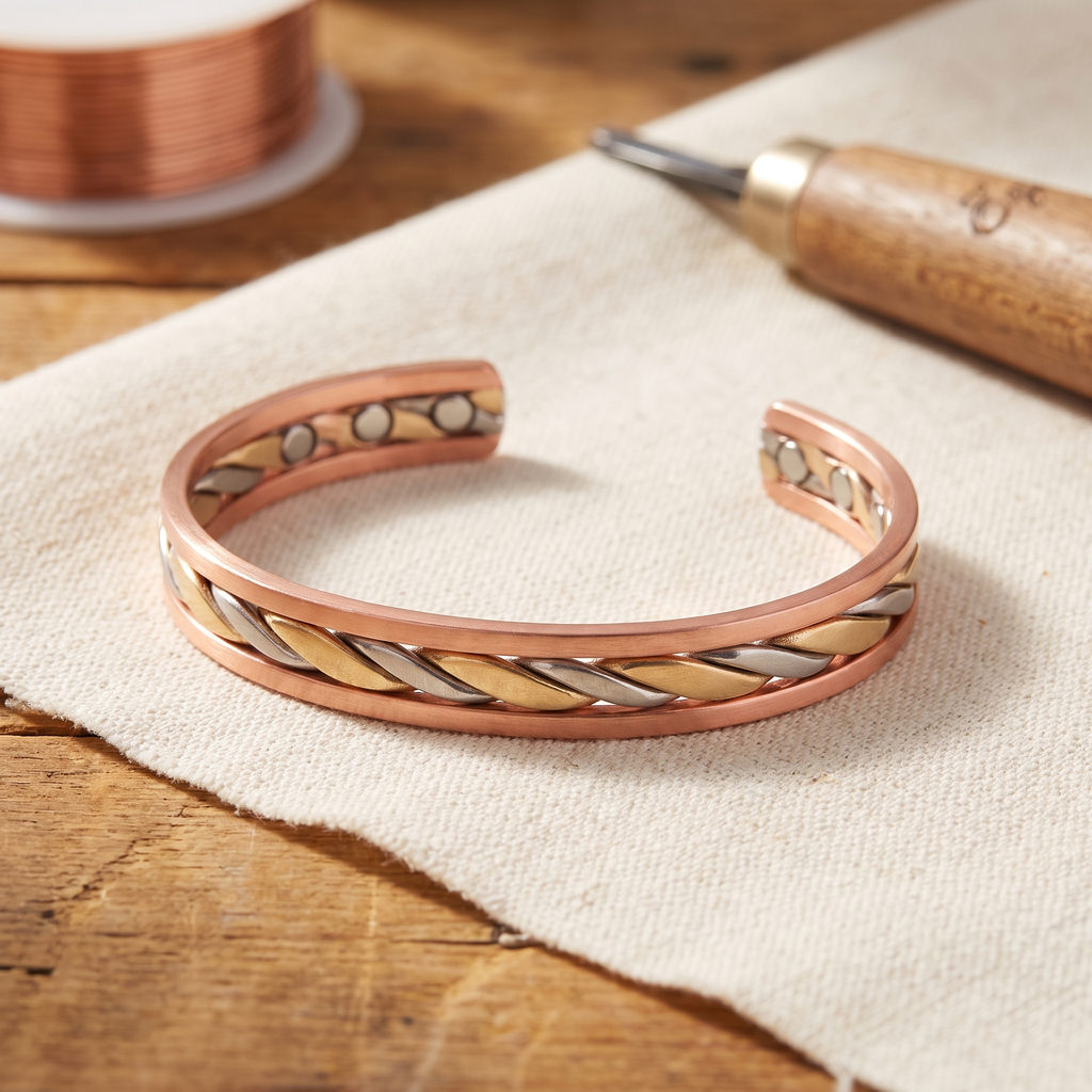 Emily's Bud Copper Bracelet