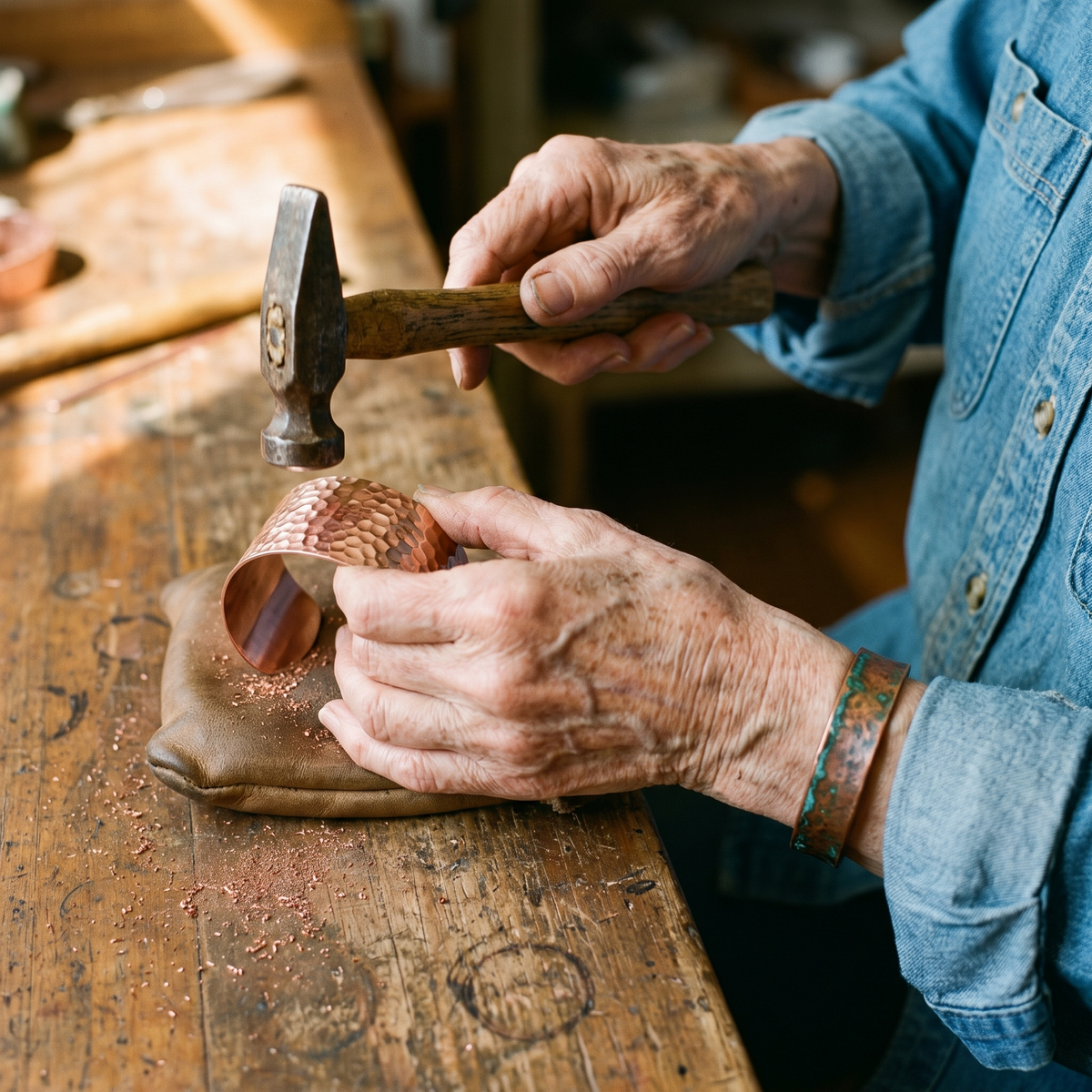 Hazel's Forge Copper Bracelet