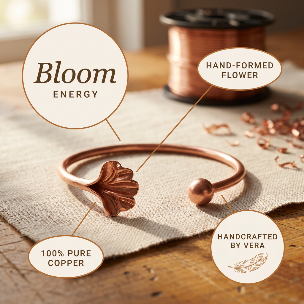 Emily's Shell Copper Bracelet