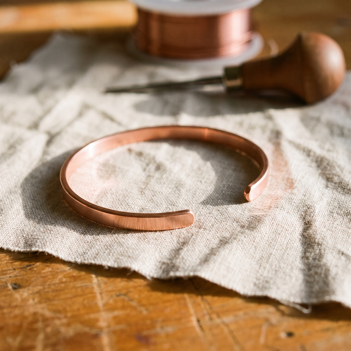 Hazel's River Copper Bracelet