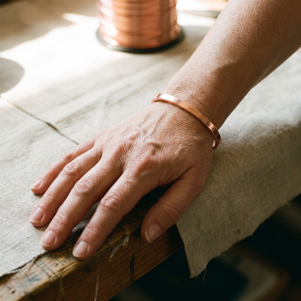 Hazel's River Copper Bracelet