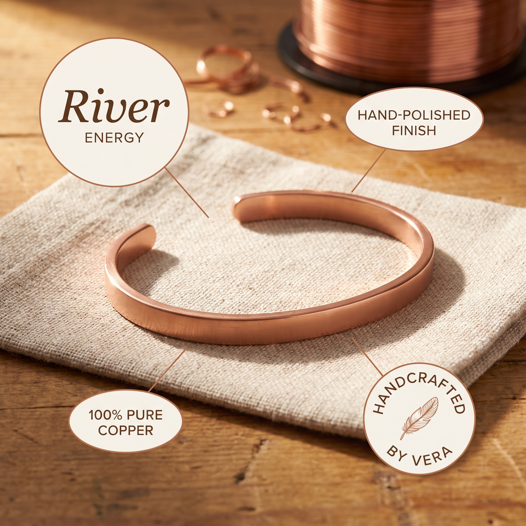 Hazel's River Copper Bracelet