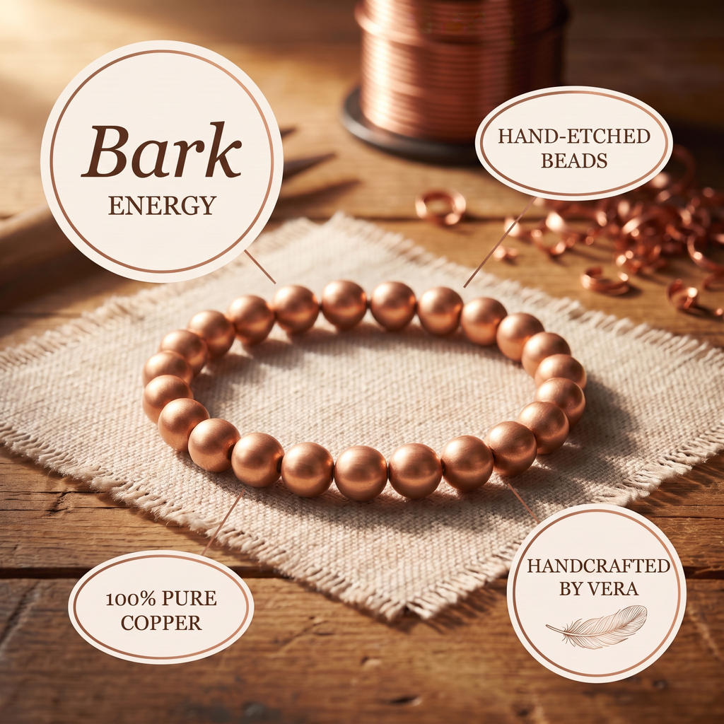 Emily's Bark Copper Bracelet